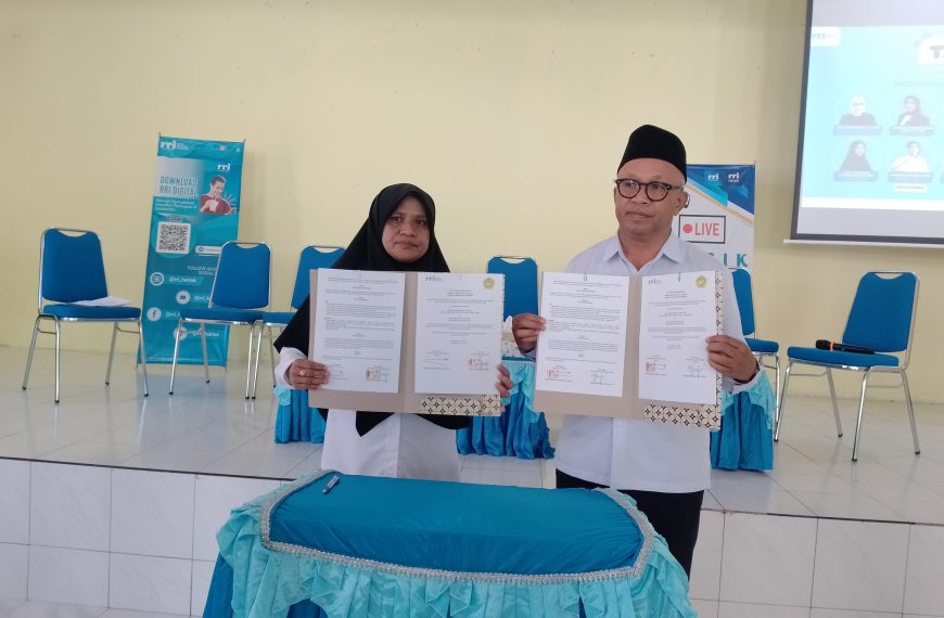 Perkuat Publikasi Pendidikan, MAN Fakfak Resmi Gandeng LPP RRI