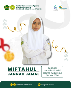 Read more about the article Hasil Semifinal OSN Kebumian 2026 Diumumkan: Langkah Siswi MAN Fakfak Terhenti, Kepala Madrasah Tetap Berikan Apresiasi Tertinggi