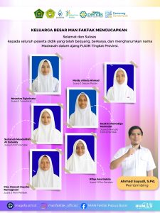 Read more about the article Siswa MAN Fakfak Borong Juara di Ajang FLS2N Tingkat Provinsi