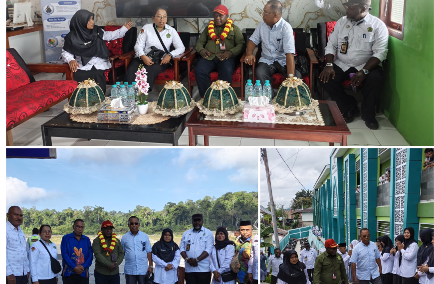 Kunker ke Fakfak, Plt. Kakanwil Kemenag Papua Barat Tinjau Rencana Pembangunan Perpustakaan Terpadu MAN Fakfak