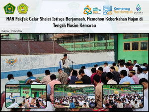 Read more about the article MAN Fakfak Gelar Shalat Istisqa Berjamaah, Memohon Keberkahan Hujan di Tengah Musim Kemarau