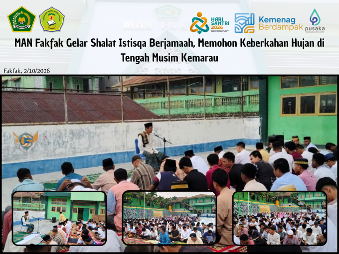 Read more about the article MAN Fakfak Gelar Shalat Istisqa Berjamaah, Memohon Keberkahan Hujan di Tengah Musim Kemarau